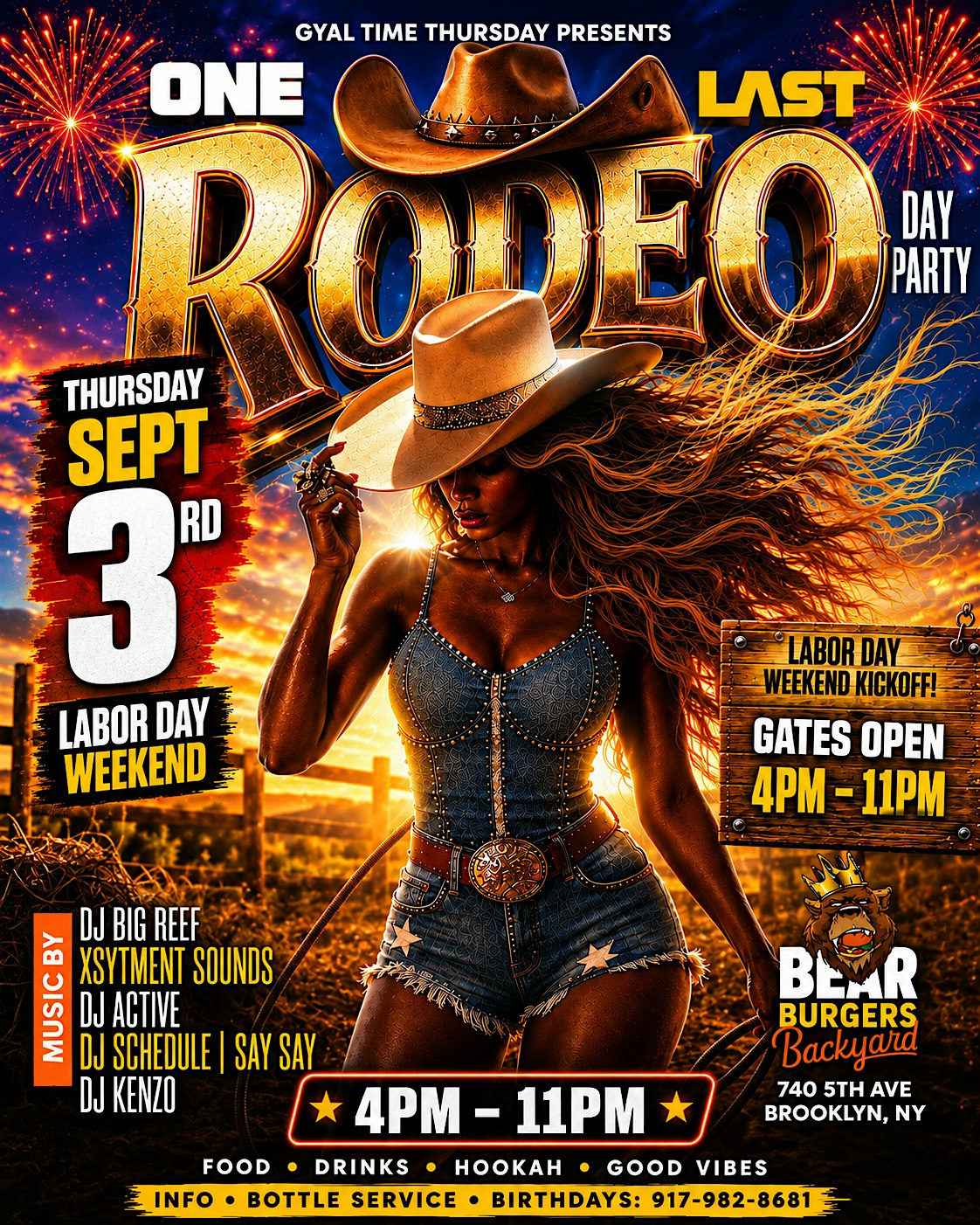ONE LAST RODEO - DAY PARTY