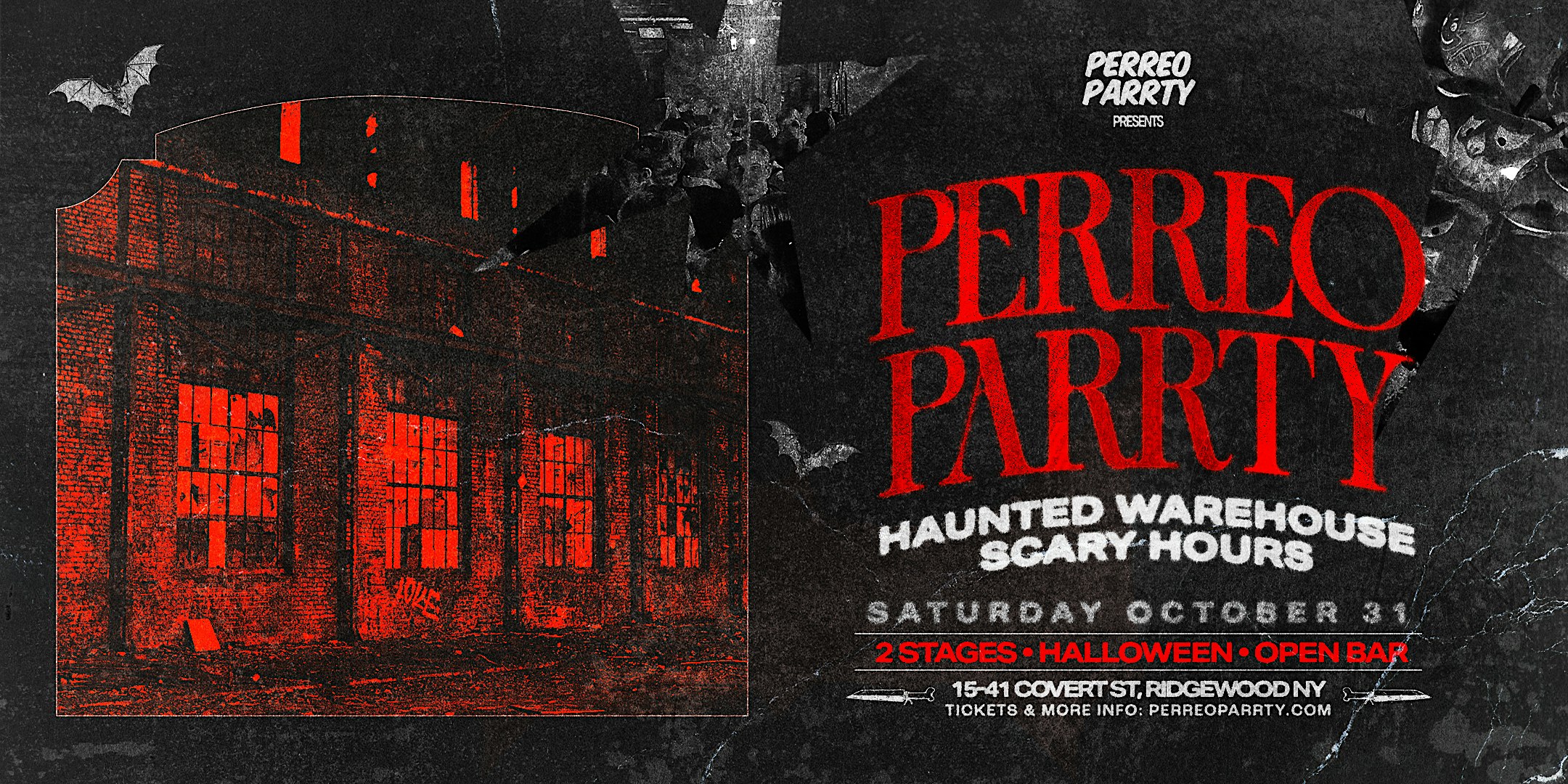 The Perreo Parrty Halloween Haunted Warehouse (18+)
