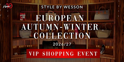VIP Shopping Event Melbourne: European Autumn Winter Collection 2026/27