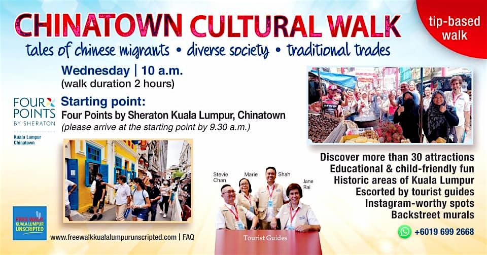 Chinatown Cultural Walk in Kuala Lumpur (tip-based)-Wednesday session