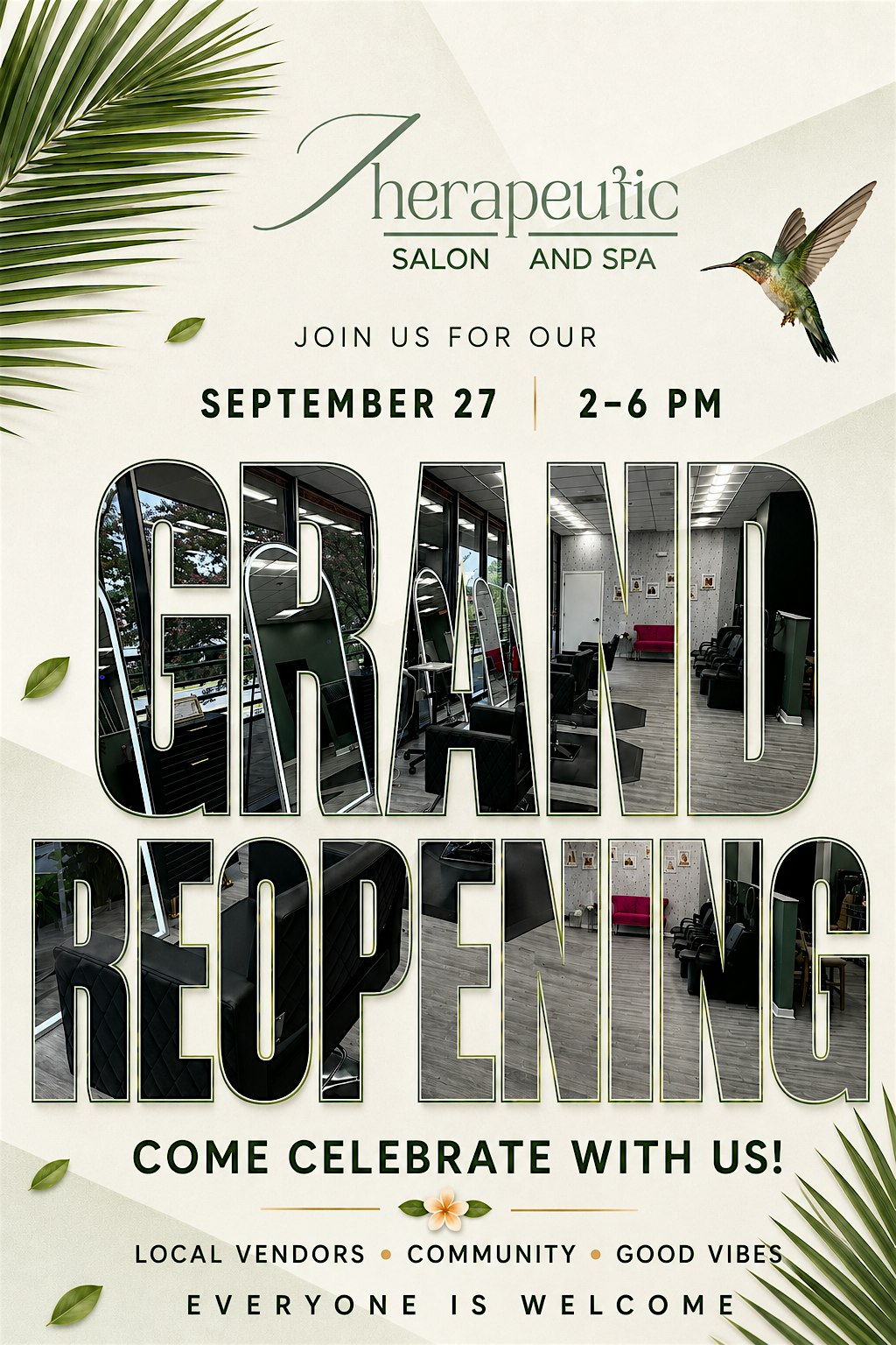 Therapeutic Salon Re-Grand Opening
