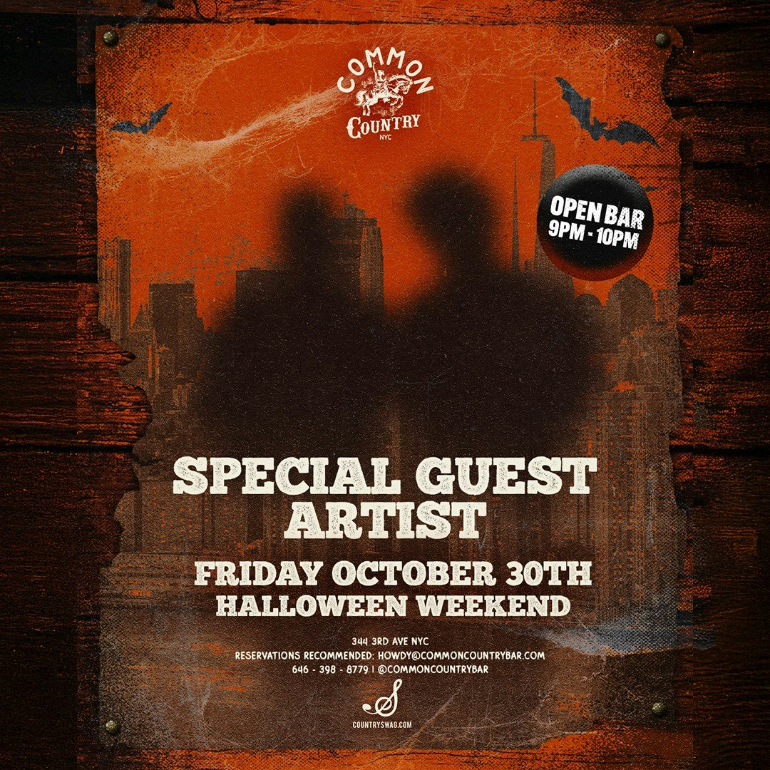 Halloweekend 10/30 @ Common Country