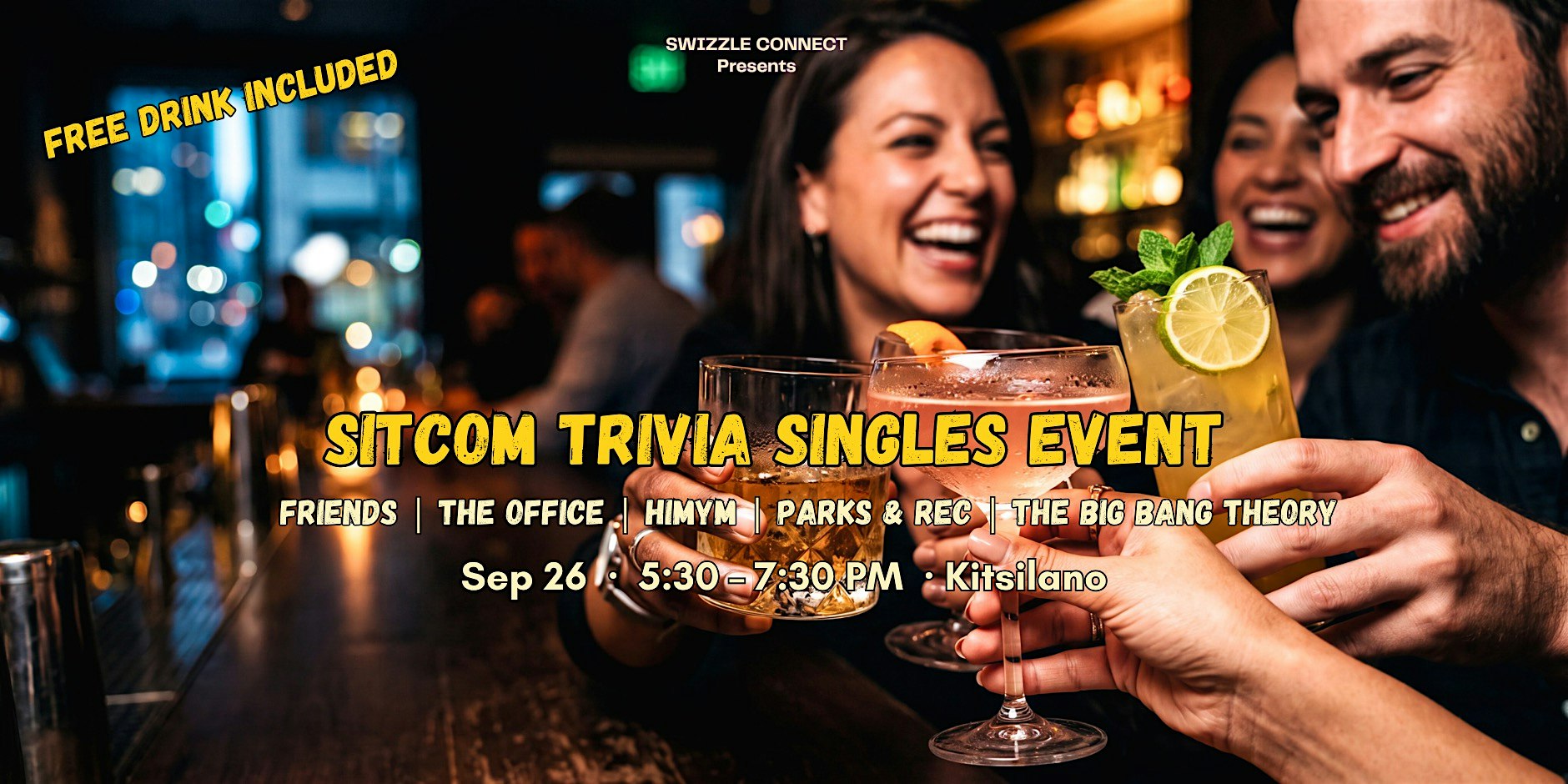 Sitcom Trivia Singles Mixer in Vancouver  [Age: 27 - 45]