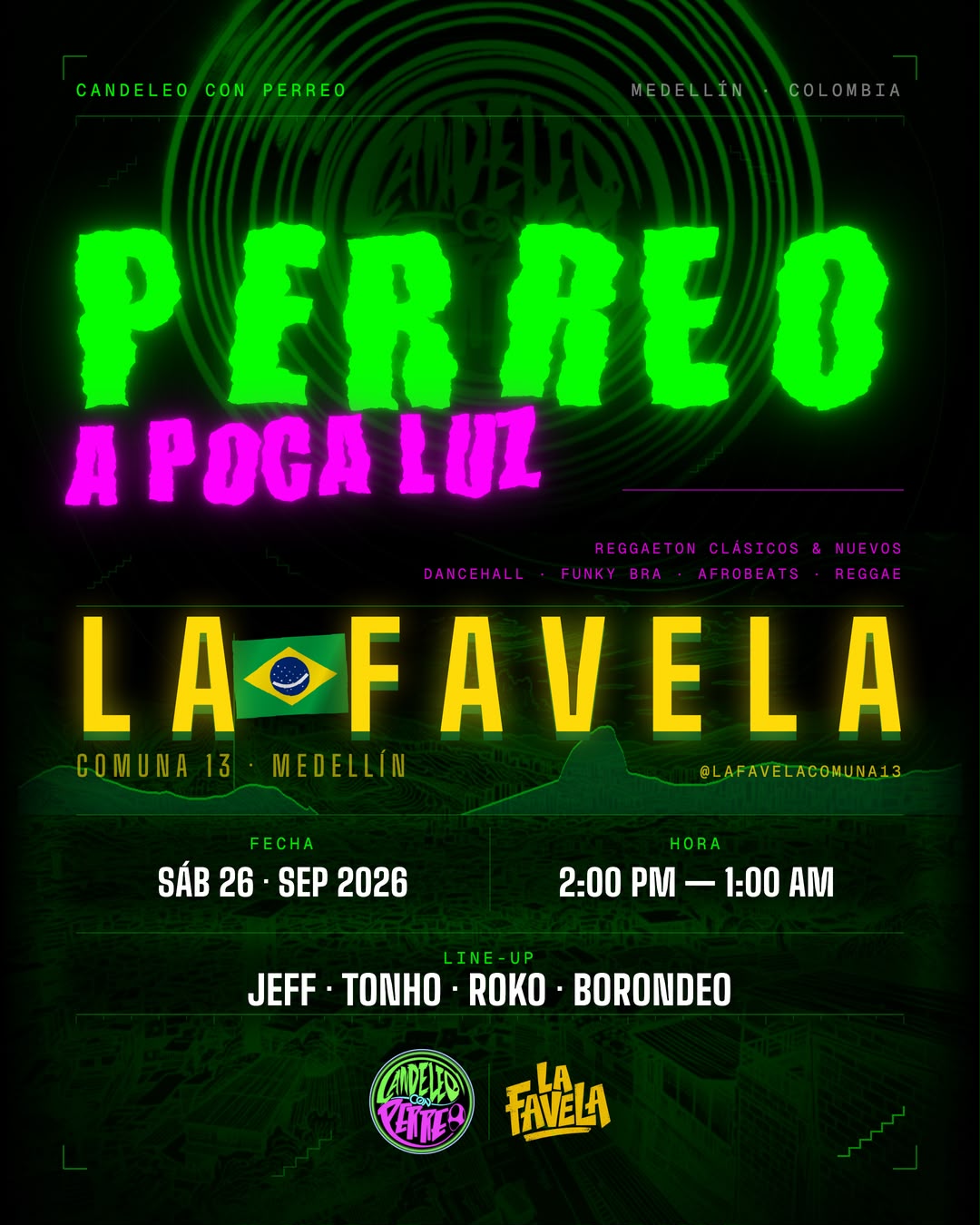Perreo a poca luz (local party)