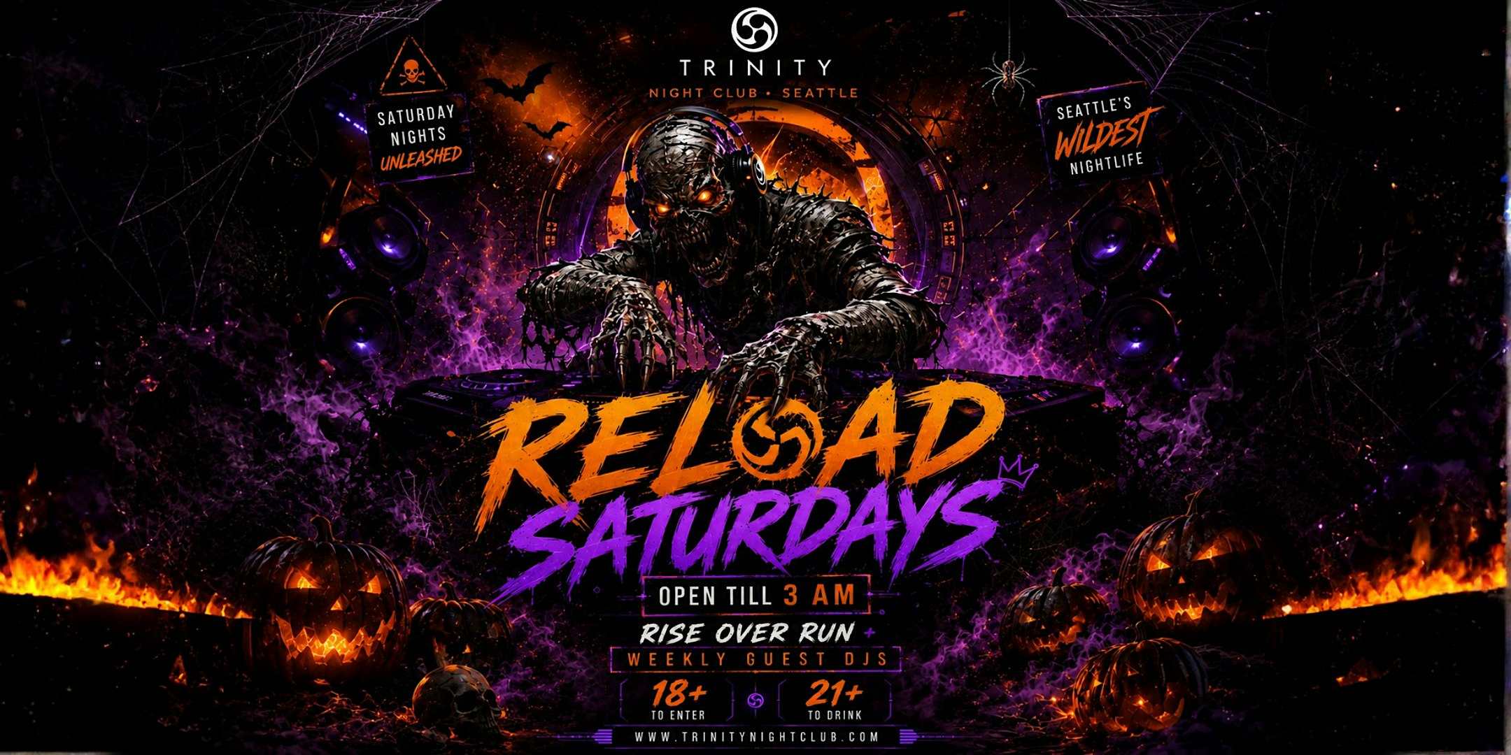 Reload Saturdays at Trinity • Entertaining Seattle's Dance Community
