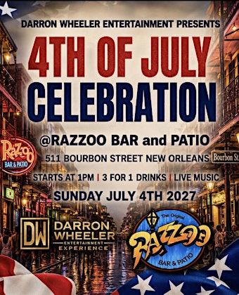 Darron Wheeler 's 4th of July Celebration New Orleans