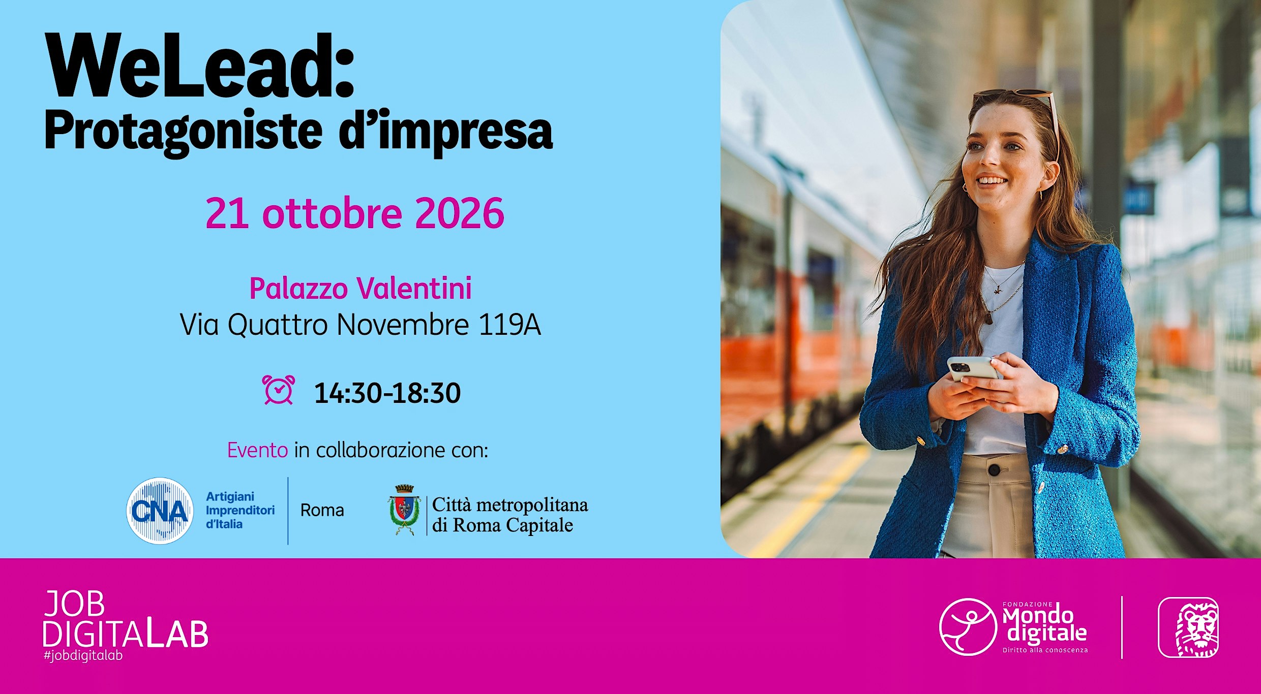 WeLead: Protagoniste d'impresa | Roma