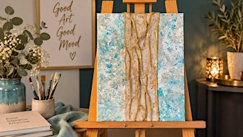 Kunst & Punsch, Mixed-Media auf Leinwand | Workshop