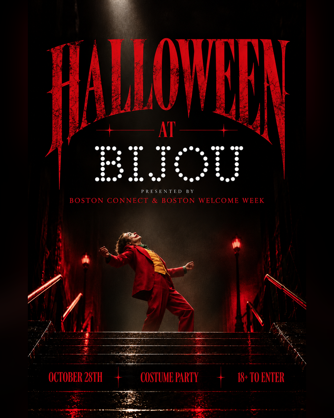 (18+)Joker Halloween @BIJOU Night Club - Presented by BostonConnect
