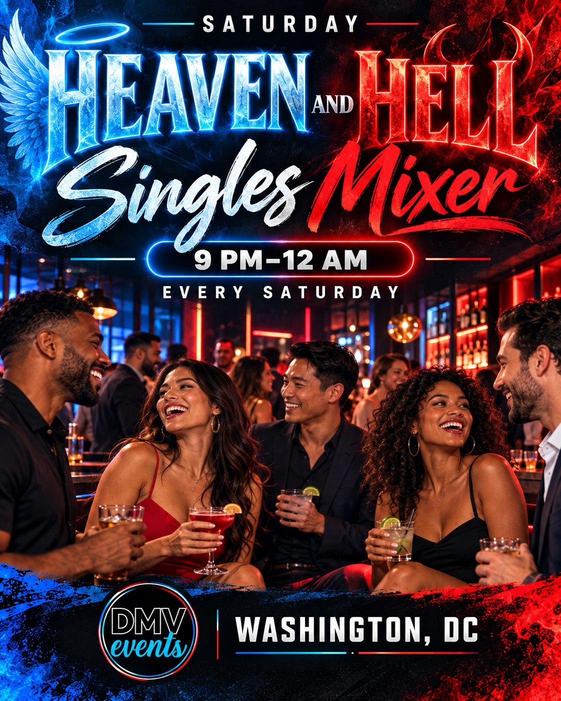 Saturday Heaven and Hell Singles Mixer: DC