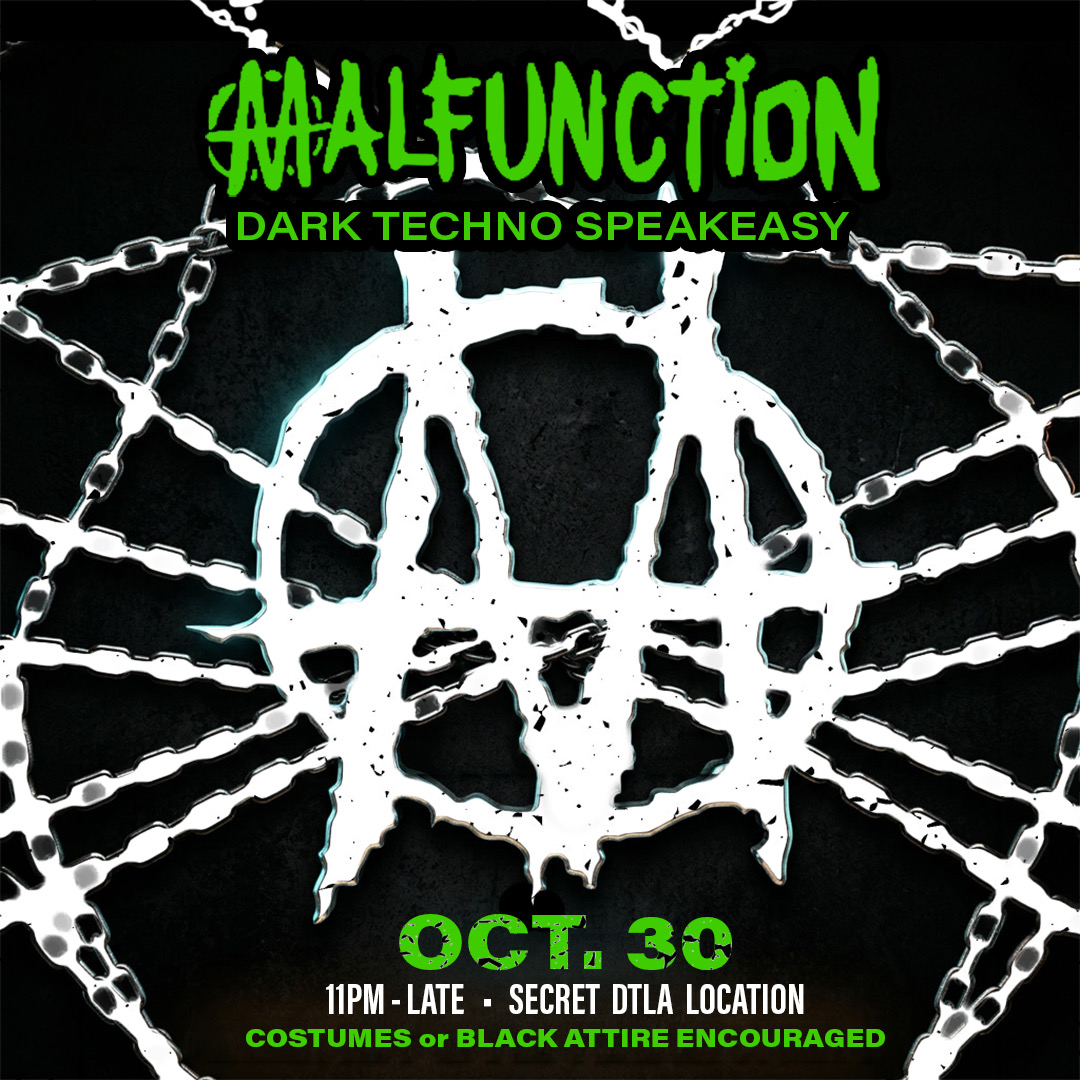 MALFUNCTION PRESENTS: DARK TECHNO SPEAKEASY