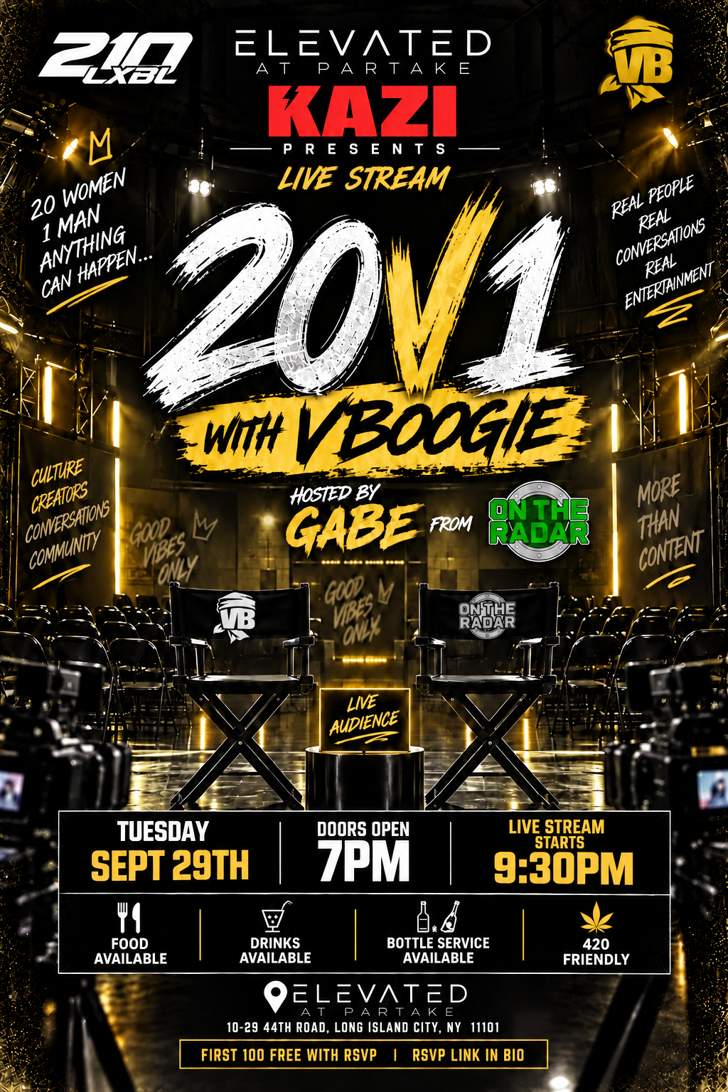 20 V 1 WITH VBOOGIE — LIVE 🎥🔥