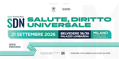 Salute Direzione Nord 2026 - Salute, Diritto Universale