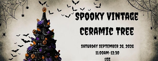 Spooky Vintage Christmas Tree Painting Workshop