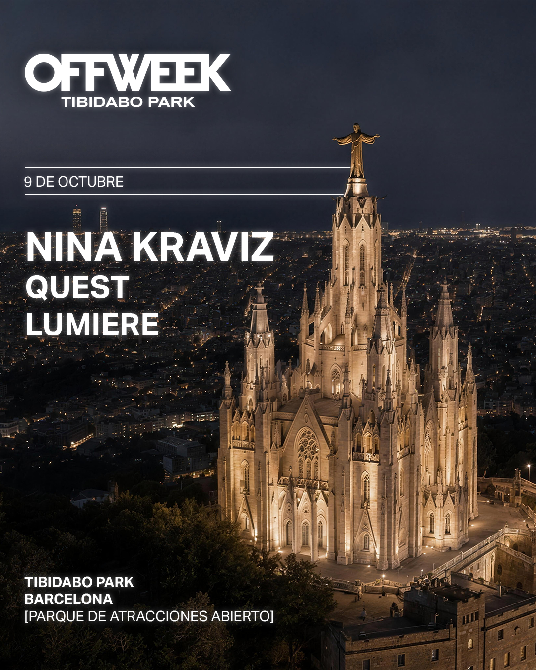 OFFWEEK presents Nina Kraviz, Quest and Lumiere