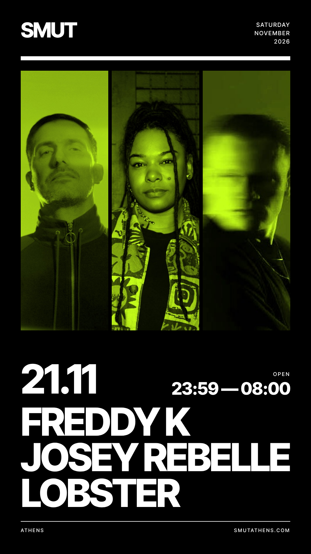 SMUT x Freddy K x Josey Rebelle x LOBSTER