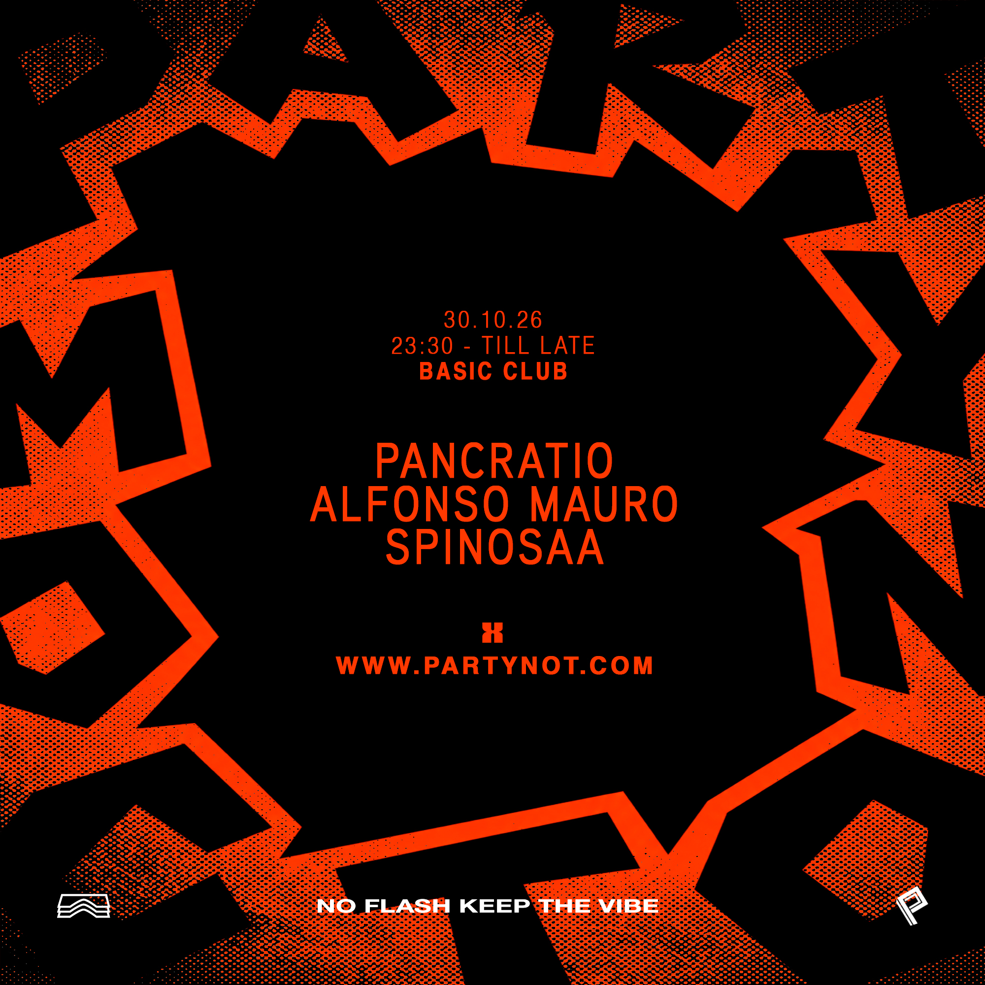 PARTYNOTCOM • Pancratio + Alfonso Mauro, Spinosaa