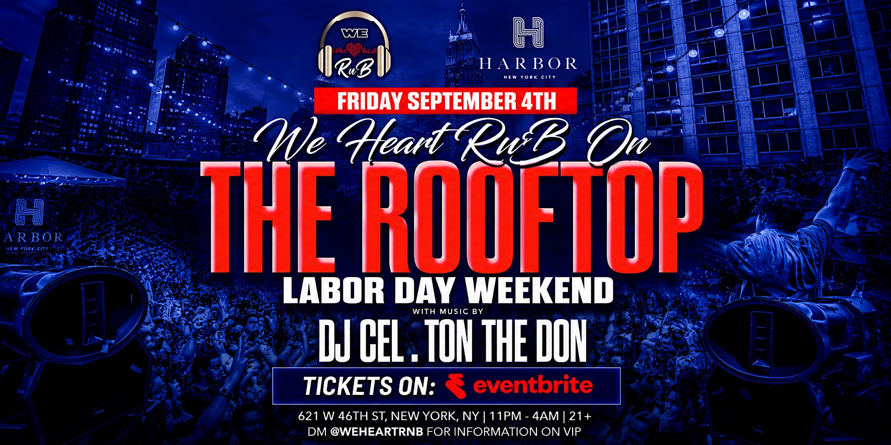 We Heart RnB on the Rooftop (NYC R&B Party)
