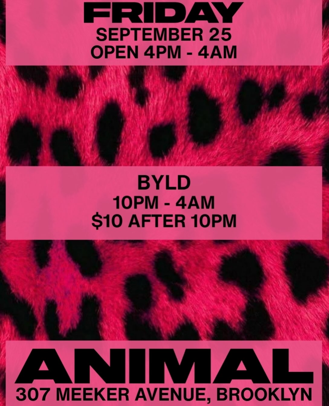 ANIMAL Friday Night w/ BYLD