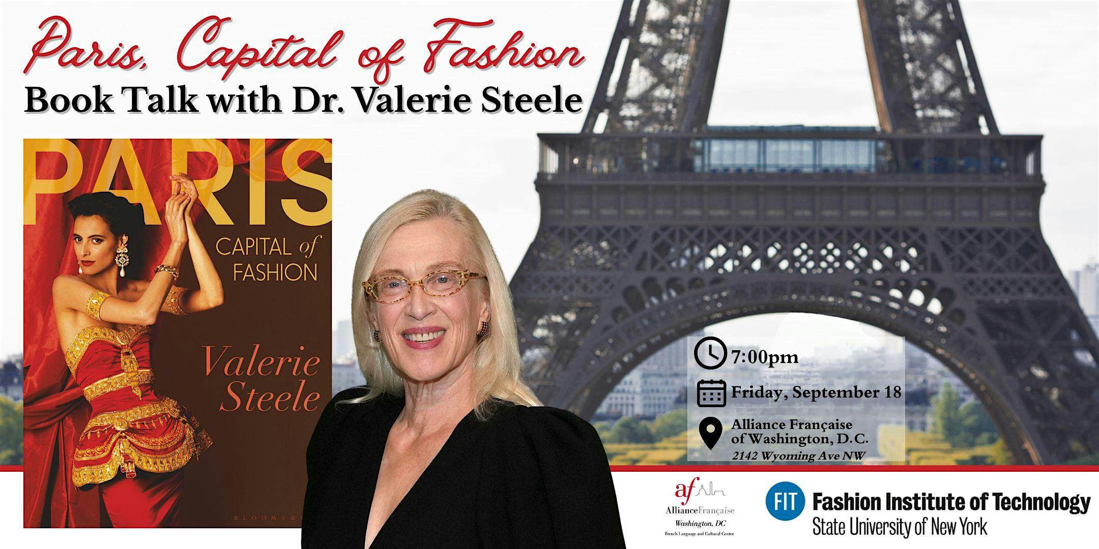 Paris, Capital of Fashion: Book Talk with Dr. Valerie Steele of the FIT