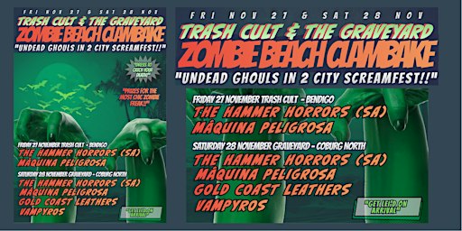 Zombie Beach Clambake Melbourne