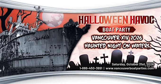 HALLOWEEN HAVOC BOAT PARTY VANCOUVER XIV 2026 | HAUNTED NIGHT ON WATERS