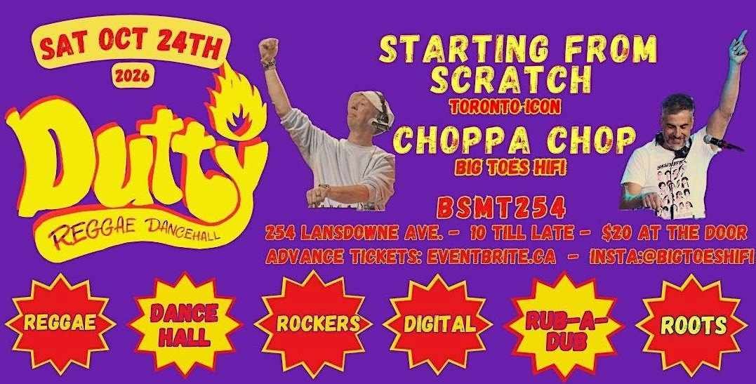 DUTTY feat...CHOPPA CHOP & STARTING FROM SCRATCH