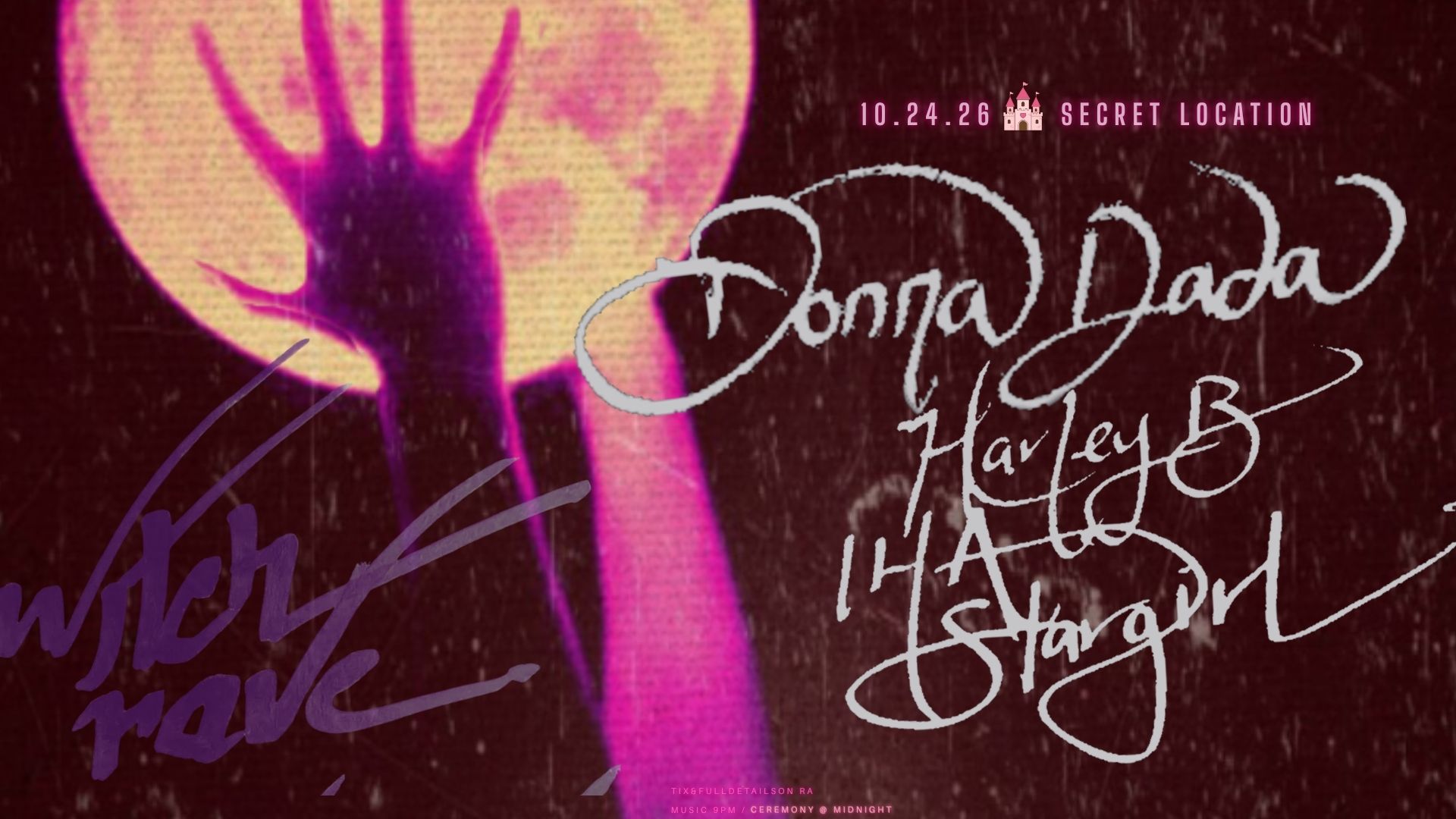 WITCHRAVE with Donna Dada, IHA, Harley B, stargirl