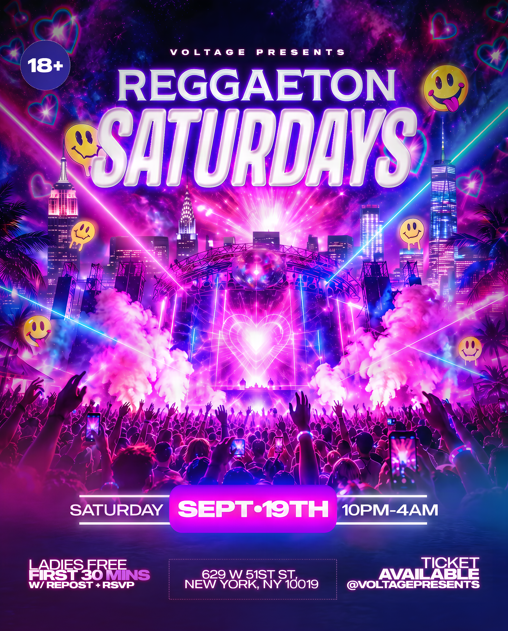 REGGAETON SATURDAYS (18+) 
