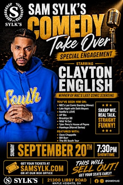 Comedy Takeover Starring Clayton English