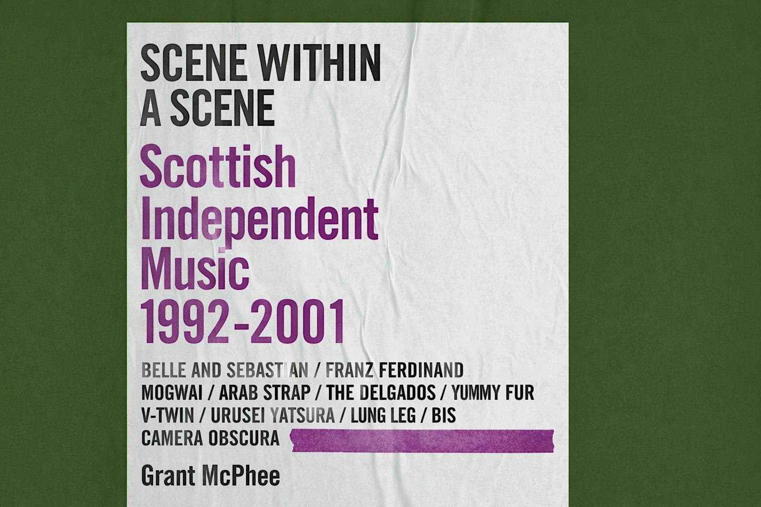 A Scene Within A  Scene: GRANT McPHEE in conversation