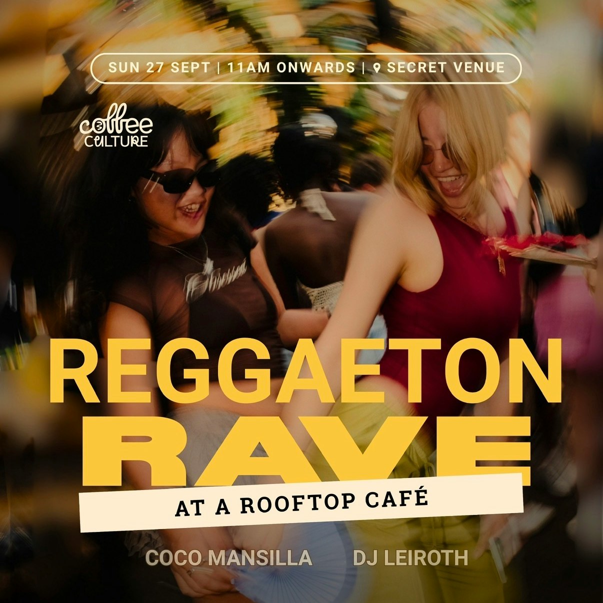 Reggaeton Coffee Rave (Rooftop Cafe)