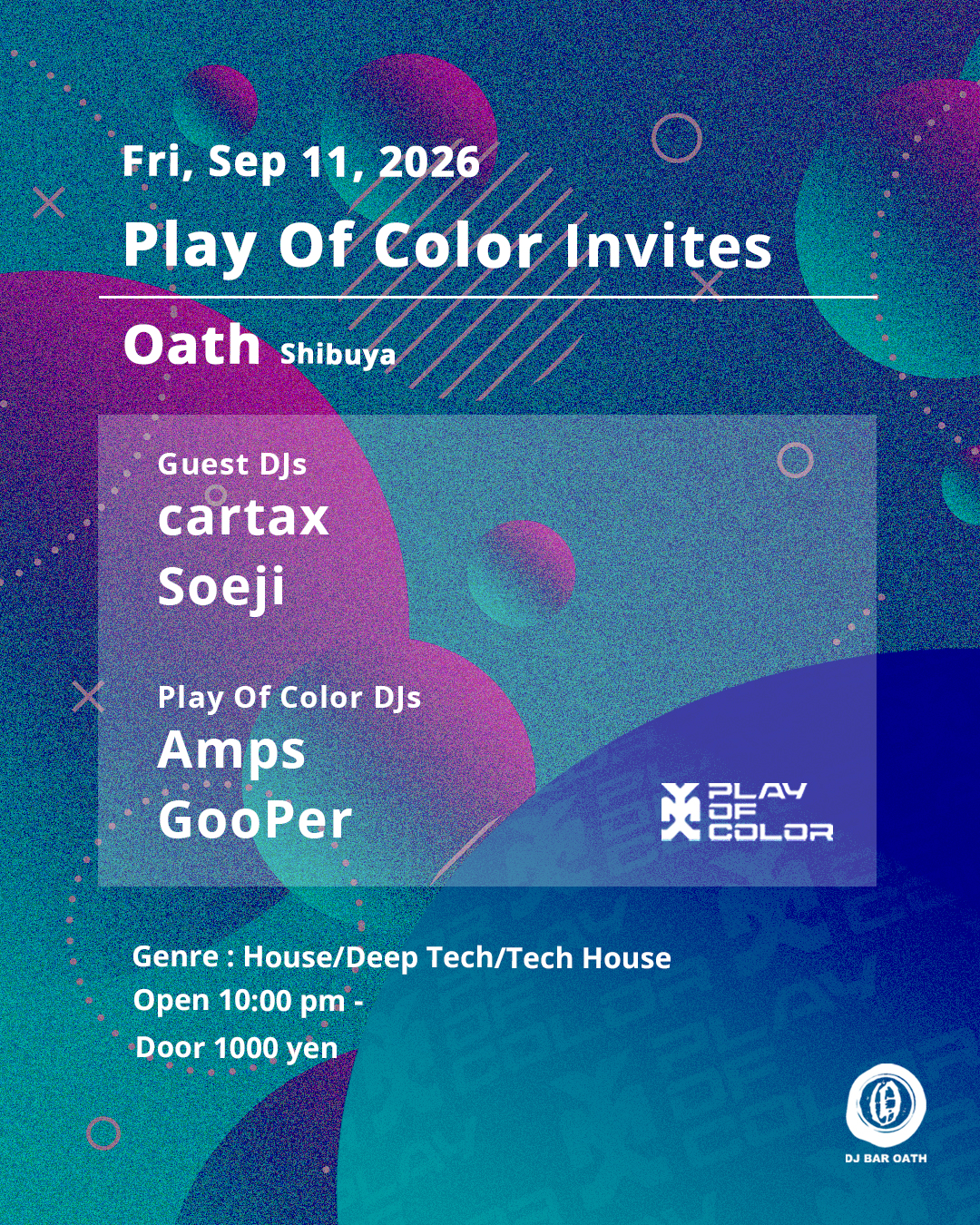 Play Of Color Invites - cartax, Soeji -