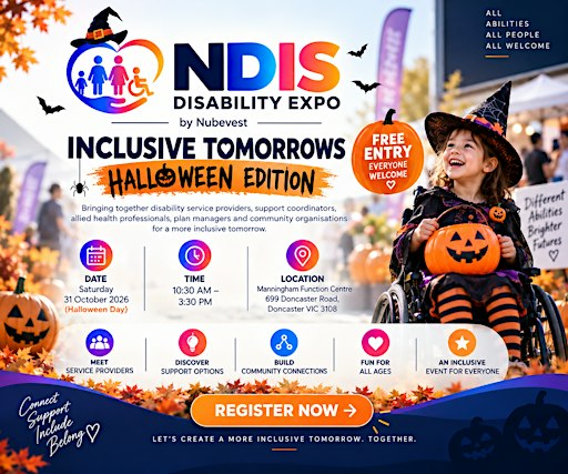 NDIS Disability Expo Melbourne – Doncaster Halloween Edition
