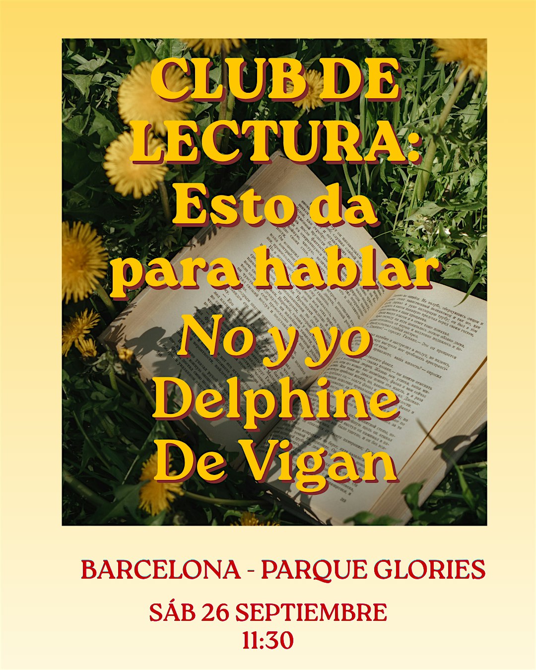 "Esto da para hablar". Club de lectura en Barcelona.