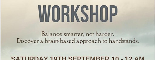 Handstand Workshop