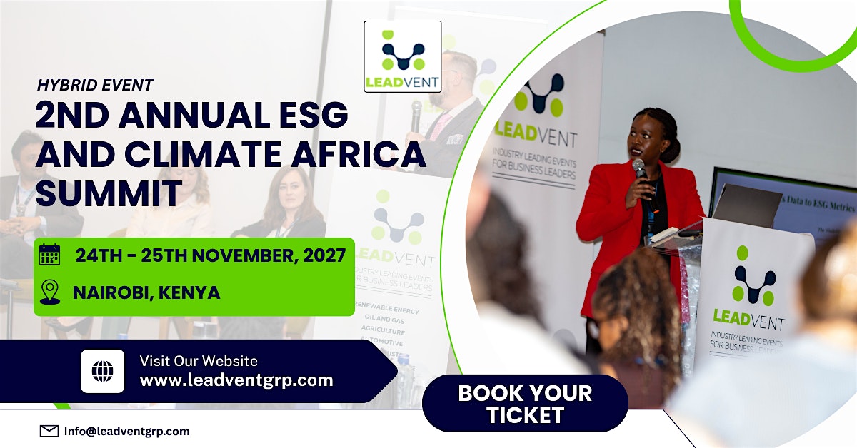 2nd Annual ESG and Climate Africa Summit
