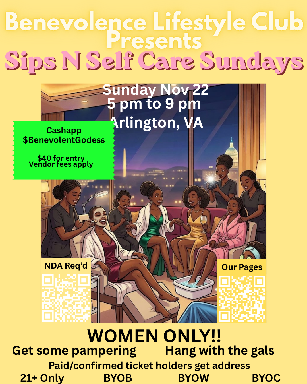 BLC's Sips & Self Care Sundays WOMEN ONLY