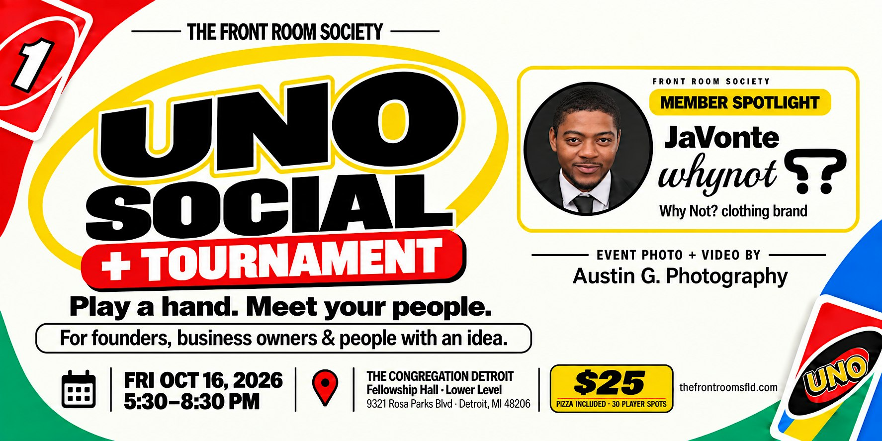 Detroit UNO Social + Tournament | The Front Room Social Club