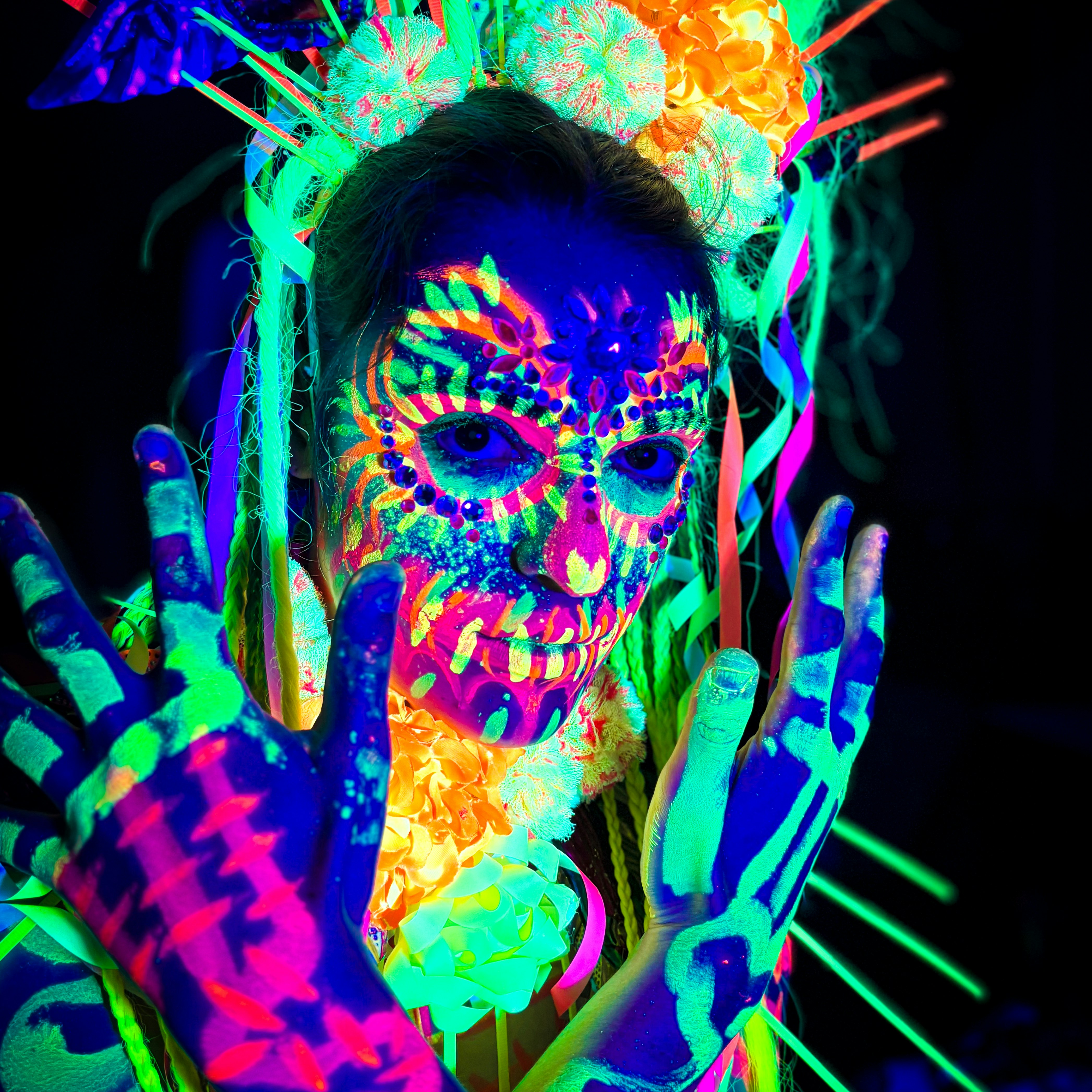 Neon Naked Life Drawing | UV Art Experience