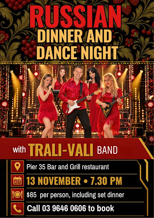Russian Dinner Dance Night with Trali-Vali Band