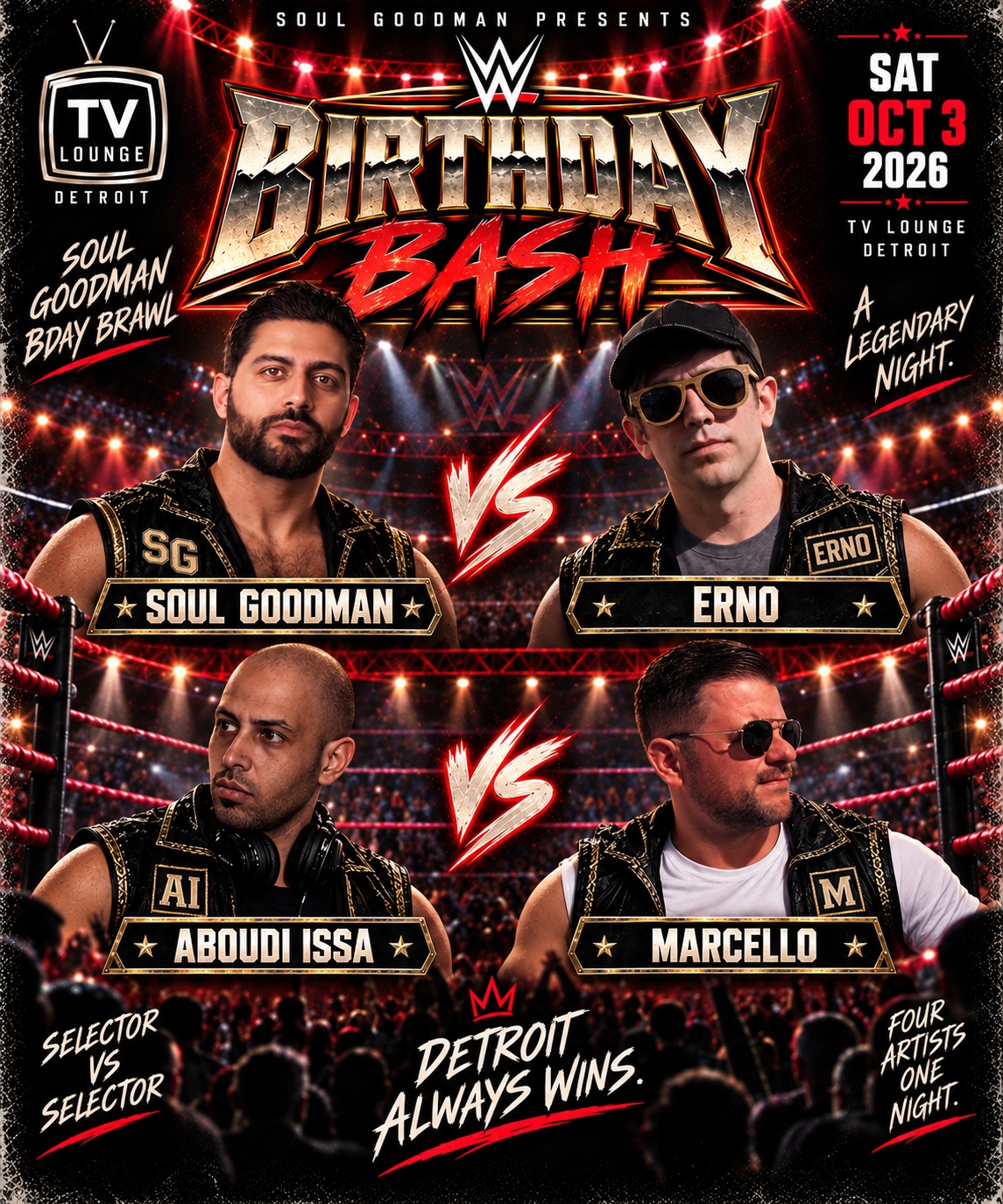 Soul Goodman Birthday Bash • Selector vs Selector