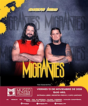CONCIERTO ÍNTIMO / MIGRANTES