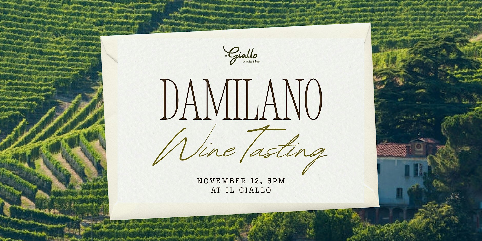 Damilano Wine Tasting at il Giallo