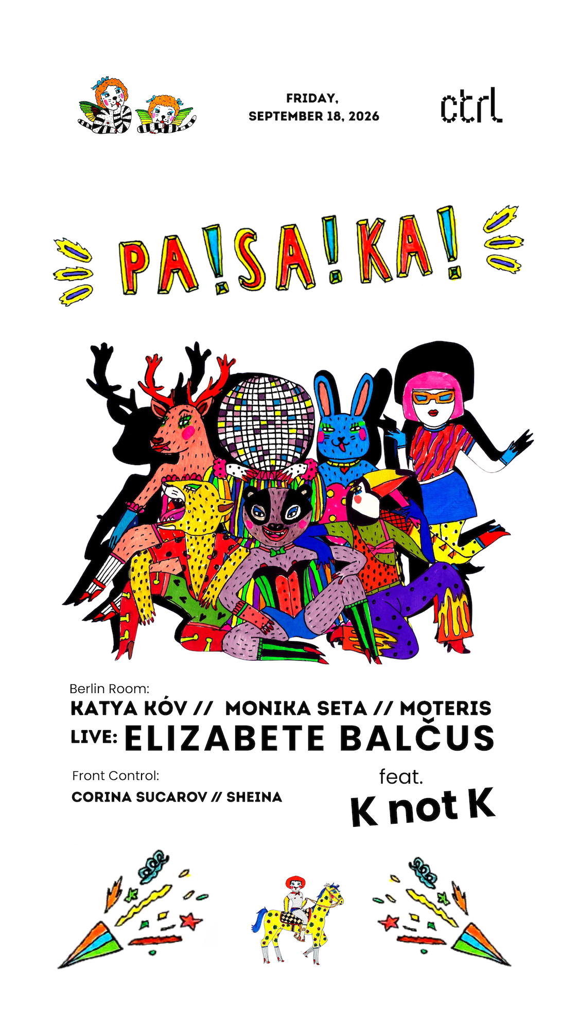 PA!SA!KA! with ELIZABETE BALČUS feat. KnotK [LIVE], Katya Kóv, Monika Seta, Moteris