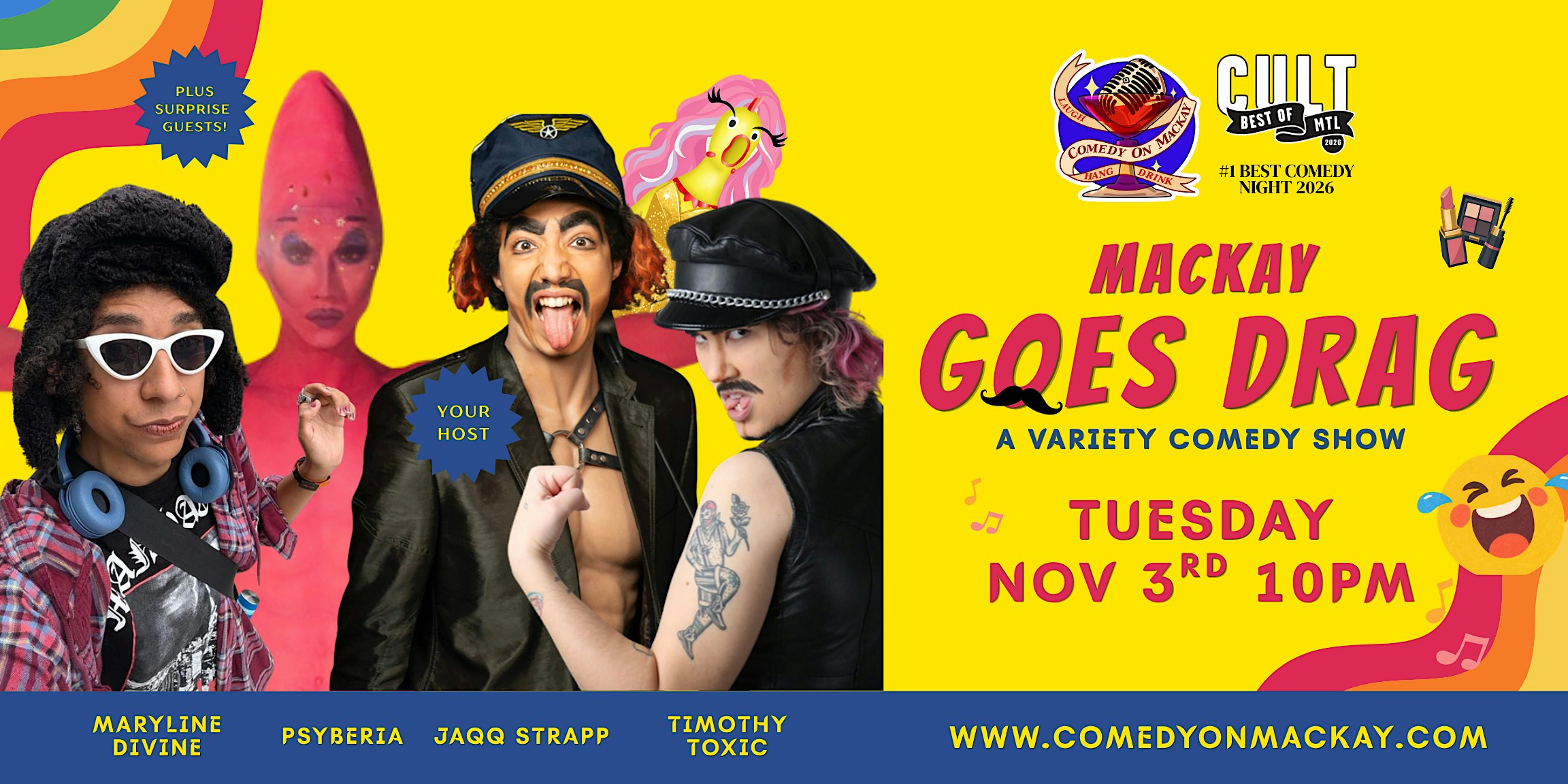Mackay Goes Drag: A Variety Comedy Show | Comedy on Mackay