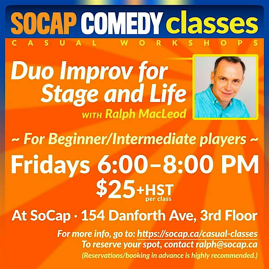 Friday Improv Class for Stage and Life