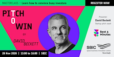 Masterclass: Pitch to Win