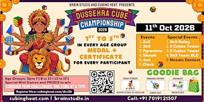Dussehra Cube Championship 2026