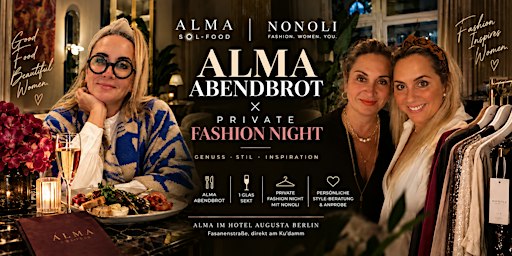 Private Fashion Night& Alma Abendbrot in Berlin /Kudamm